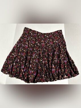 Vintage Y2K California Concepts floral mini skirt